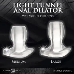 Master Series Light-Tunnel Light-Up Anal Dilator 15 Master Series Light-Tunnel Light-Up Anal Dilator -Boyz Shop 07 AH087 Large