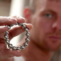 Master Series Meridian Stainless Steel Ball-Bearing Cock Ring 6 Master Series Meridian Stainless Steel Ball-Bearing Cock Ring -Boyz Shop AD128 UK 001 wm big