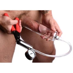 Size Matters Deluxe Penis Pump Kit With Metal Pump -Boyz Shop AD529 6118 J wm big