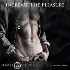 Master Series Deviant Monarch Weighted Nipple Clamps -Boyz Shop AE289 02 male