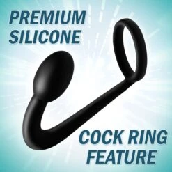 The Explorer Silicone Cock Ring And Prostate Plug -Boyz Shop AE389 WebImage 001