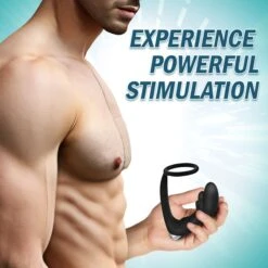 Nova Silicone Cock Ring And Prostate Vibe 15 Nova Silicone Cock Ring And Prostate Vibe -Boyz Shop AE425 WebImage 002