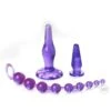 Amethyst Adventure 3 Piece Anal Toy Kit