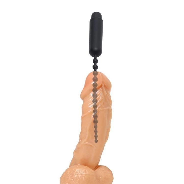 Master Series Dark Rod Vibrating Beaded Silicone Sound 1 Master Series Dark Rod Vibrating Beaded Silicone Sound