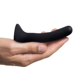 Black Silicone Dildo - Small