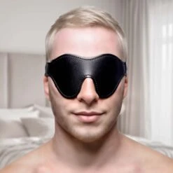 STRICT Black Fleece Lined Blindfold
