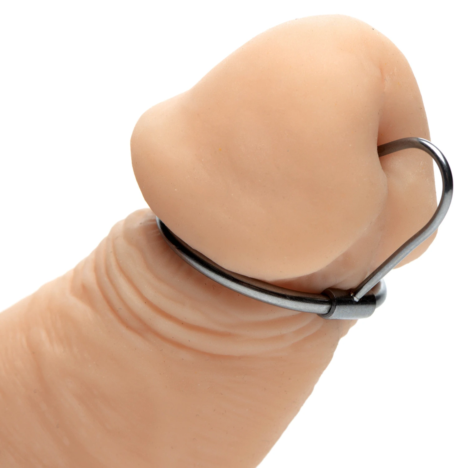 Master Series Halo Urethral Plug With Glans Ring 1 Master Series Halo Urethral Plug With Glans Ring