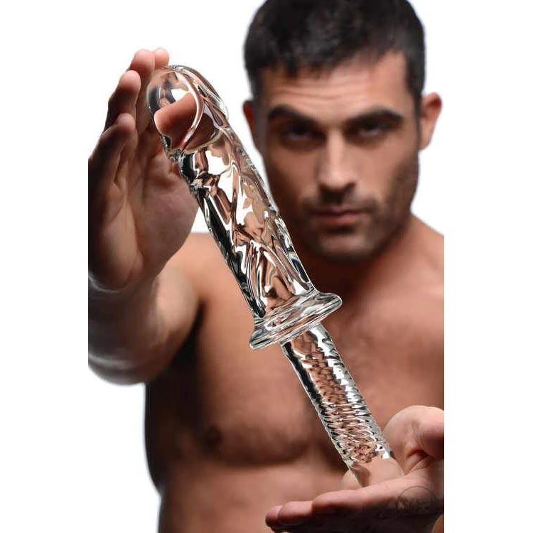 Master Series Brutus Glass Dildo Thruster 2 Master Series Brutus Glass Dildo Thruster - Image 2