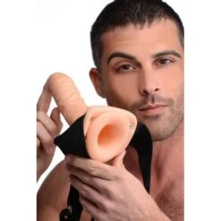 Size Matters Erection Assist Hollow Strap-on Flesh
