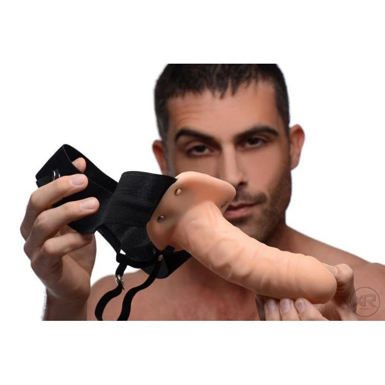 Size Matters Erection Assist Hollow Strap-on Flesh 2 Size Matters Erection Assist Hollow Strap-on Flesh - Image 2