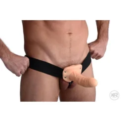 Size Matters Erection Assist Hollow Strap-on Flesh 7 Size Matters Erection Assist Hollow Strap-on Flesh -Boyz Shop AF227 3 750px