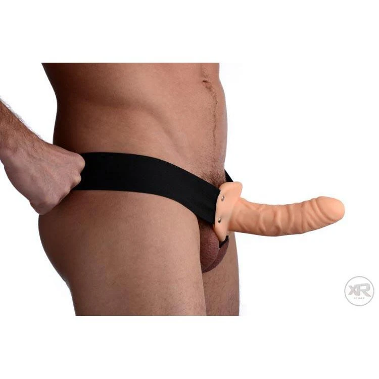 Size Matters Erection Assist Hollow Strap-on Flesh 4 Size Matters Erection Assist Hollow Strap-on Flesh - Image 4