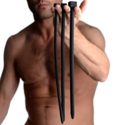 Master Series Bolted Deluxe Silicone Urethral Sounds