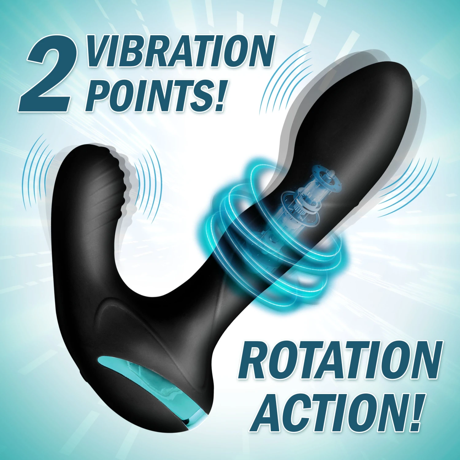 Maverick Rotating Vibrating Silicone Prostate Stimulator 1 Maverick Rotating Vibrating Silicone Prostate Stimulator