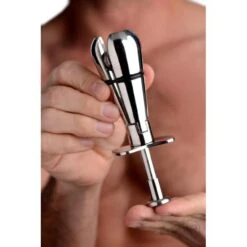 Master Series Stainless Steel Locking Anal Plug 10 Master Series Stainless Steel Locking Anal Plug -Boyz Shop AF385 3 750px
