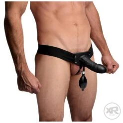 Master Series Pumper Inflatable Hollow Strap On