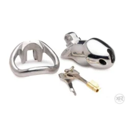 Master Series Rikers 24-7 Stainless Steel Locking Chastity Cage -Boyz Shop AF441 004 750