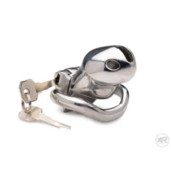 Master Series Rikers 24-7 Stainless Steel Locking Chastity Cage -Boyz Shop AF441 005 750