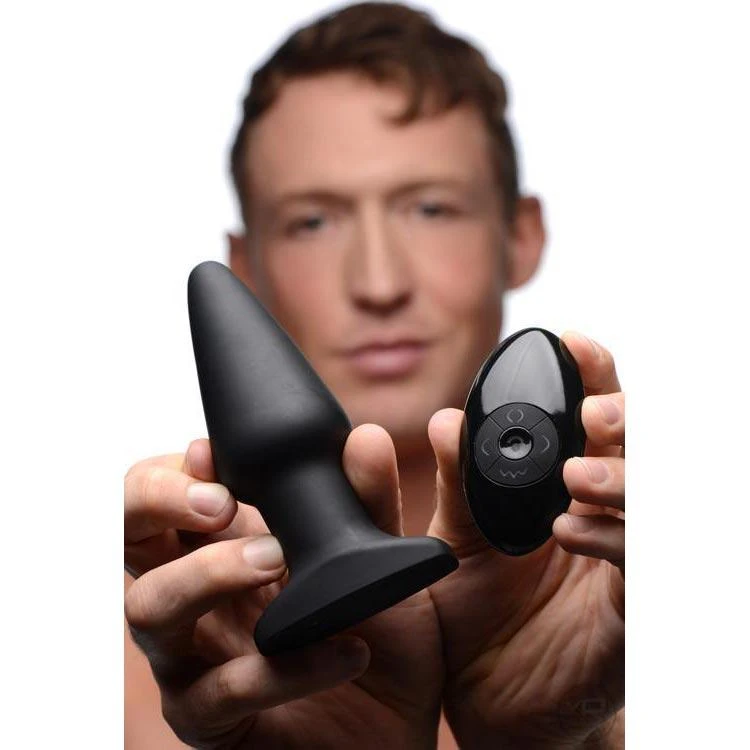 Rimmers Model R Smooth Rimming Plug With Remote 1 Rimmers Model R Smooth Rimming Plug With Remote