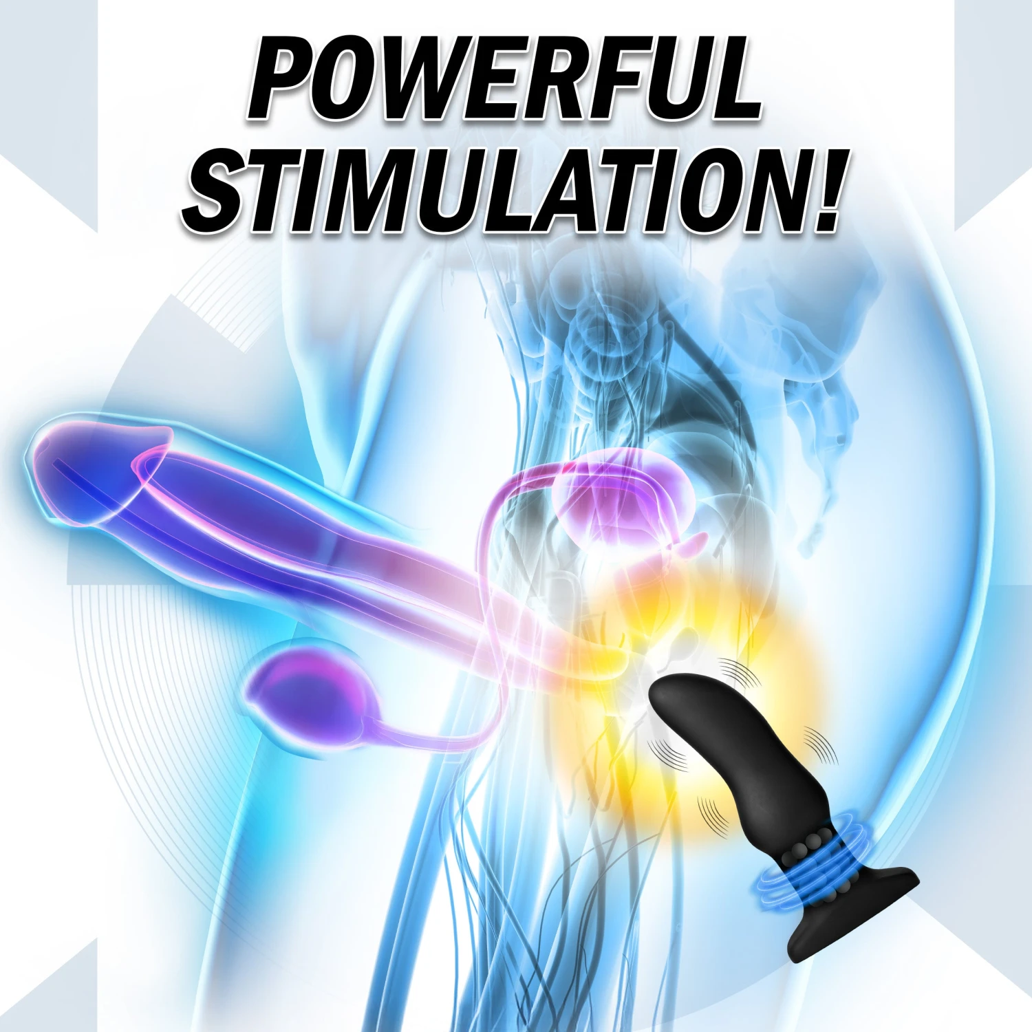 Rimmers Model M Curved Rimming Plug With Remote 2 Rimmers Model M Curved Rimming Plug With Remote - Image 2