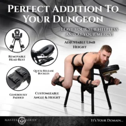 Master Series Obedience Extreme Sex Bench With Restraint Straps 11 Master Series Obedience Extreme Sex Bench With Restraint Straps -Boyz Shop AF514 05M