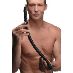 Hosed 18 Inch Swirl Thin Anal Snake