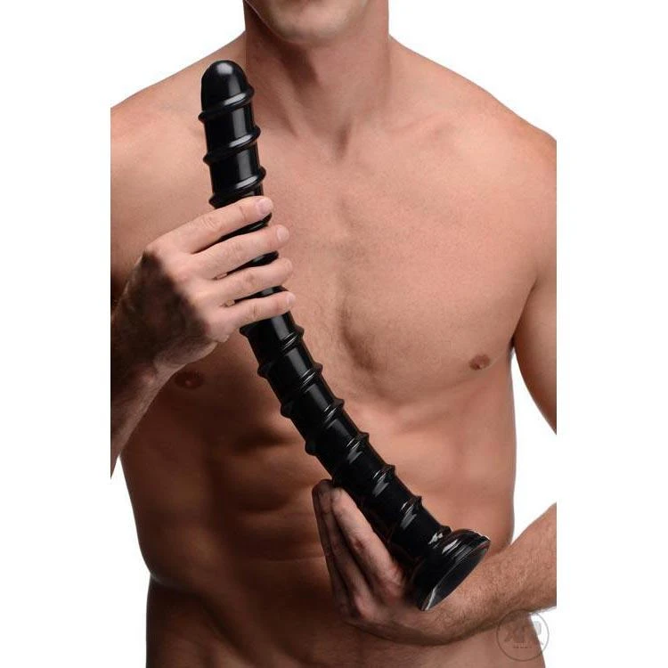 Hosed 18 Inch Swirl Thick Anal Snake 1 Hosed 18 Inch Swirl Thick Anal Snake