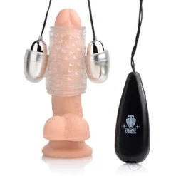 Dual Vibrating Penis Sheath -Boyz Shop AF605 001 750