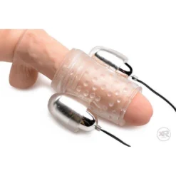 Dual Vibrating Penis Sheath -Boyz Shop AF605 004 750