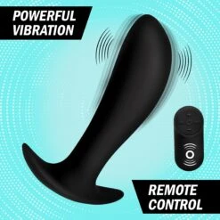 Silicone Prostate Vibrator With Remote Control 9 Silicone Prostate Vibrator With Remote Control -Boyz Shop AF866 WebImage 001