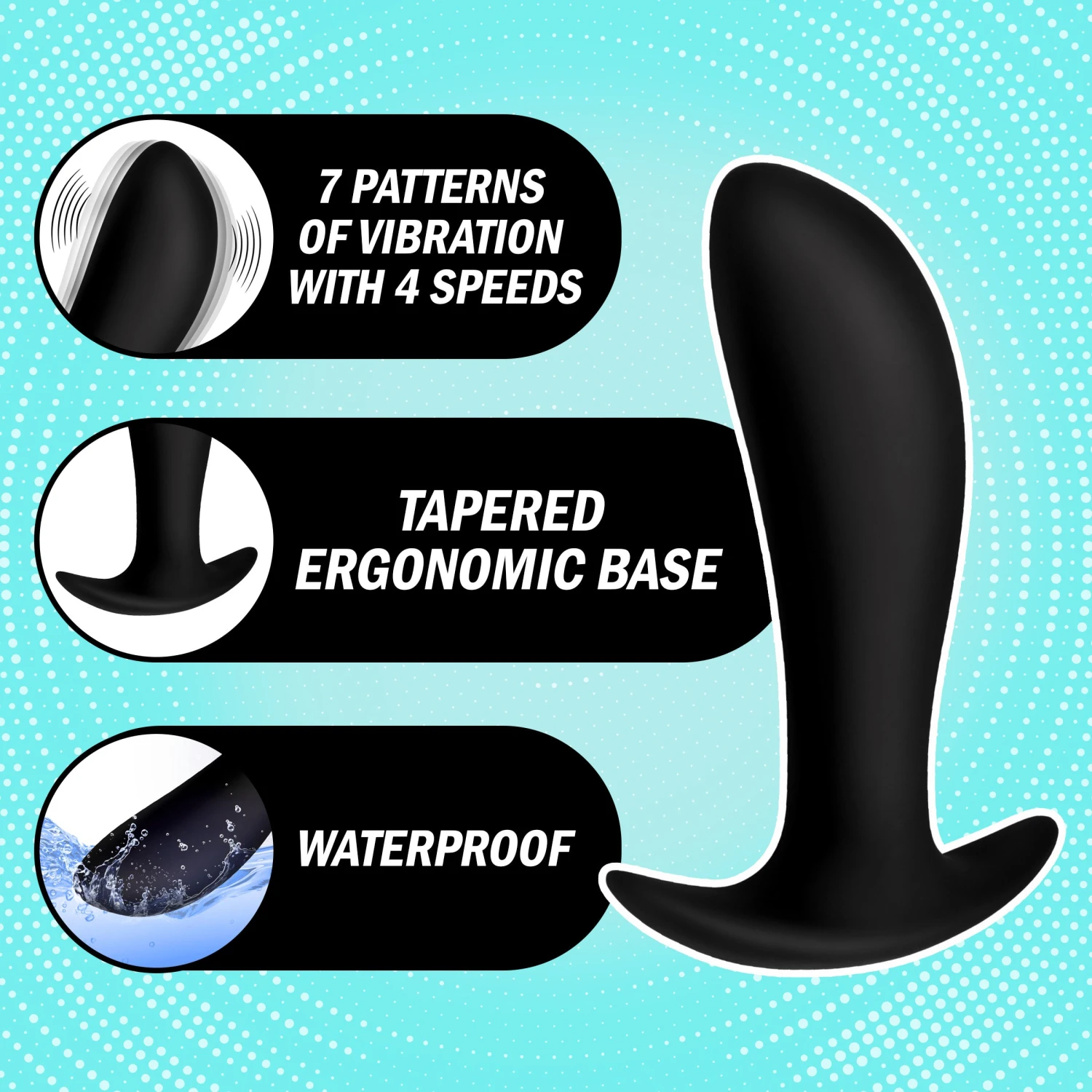 Silicone Prostate Vibrator With Remote Control 3 Silicone Prostate Vibrator With Remote Control - Image 3