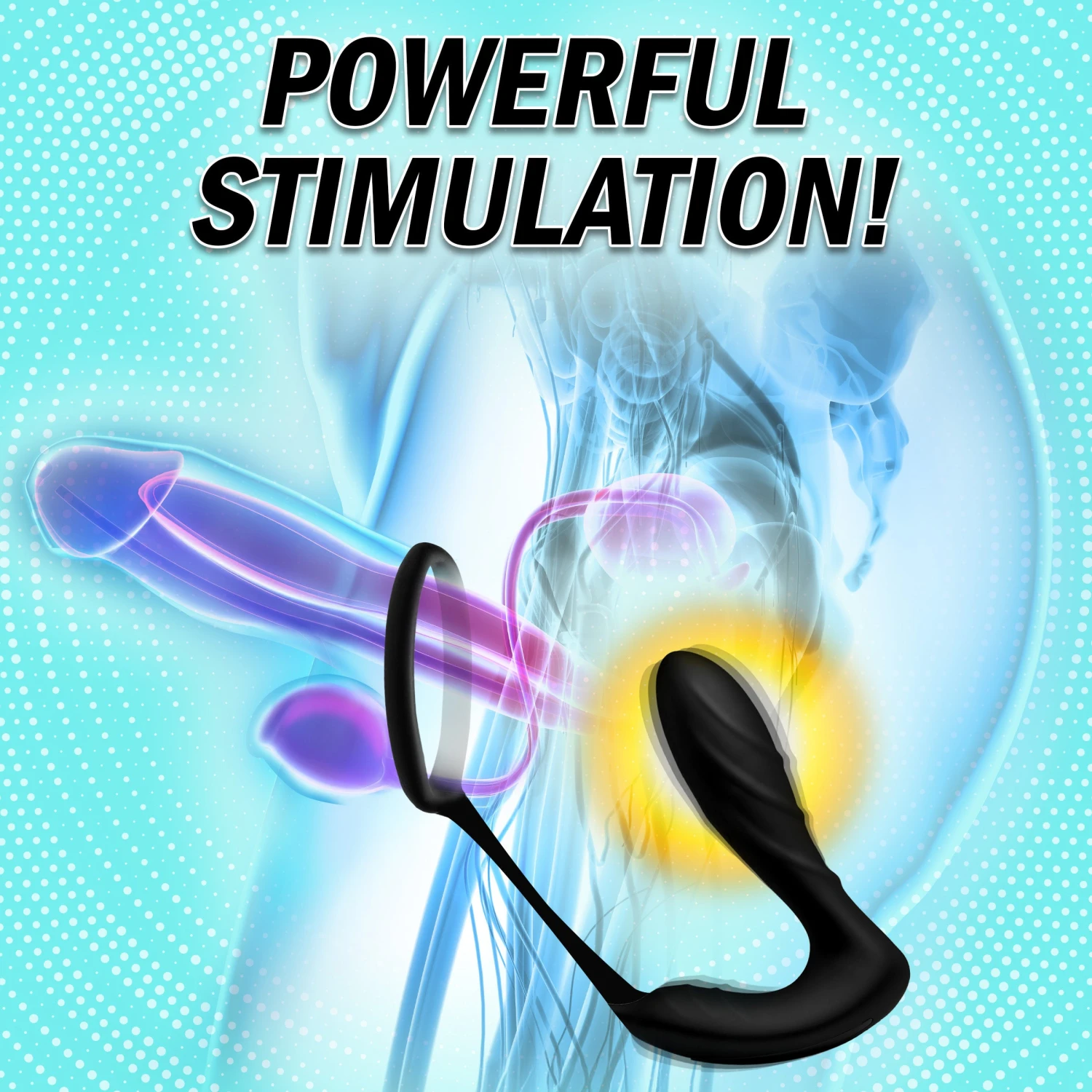 Silicone Prostate Vibrator And Strap With Remote Control 2 Silicone Prostate Vibrator And Strap With Remote Control - Image 2