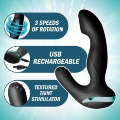 Mega Maverick 10X Rotating Vibrating Prostate Stimulator -Boyz Shop AG261 WebImage 004