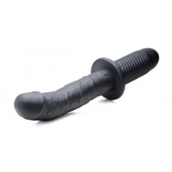 The Large Realistic 10X Silicone Vibrator With Handle 7 The Large Realistic 10X Silicone Vibrator With Handle -Boyz Shop AG300 4