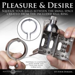 Master Series Spiked Chamber Chastity Cage -Boyz Shop AG386 06