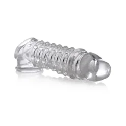 Size Matters 1.5 Inch Penis Enhancer Sleeve -Boyz Shop AG576 Clear02