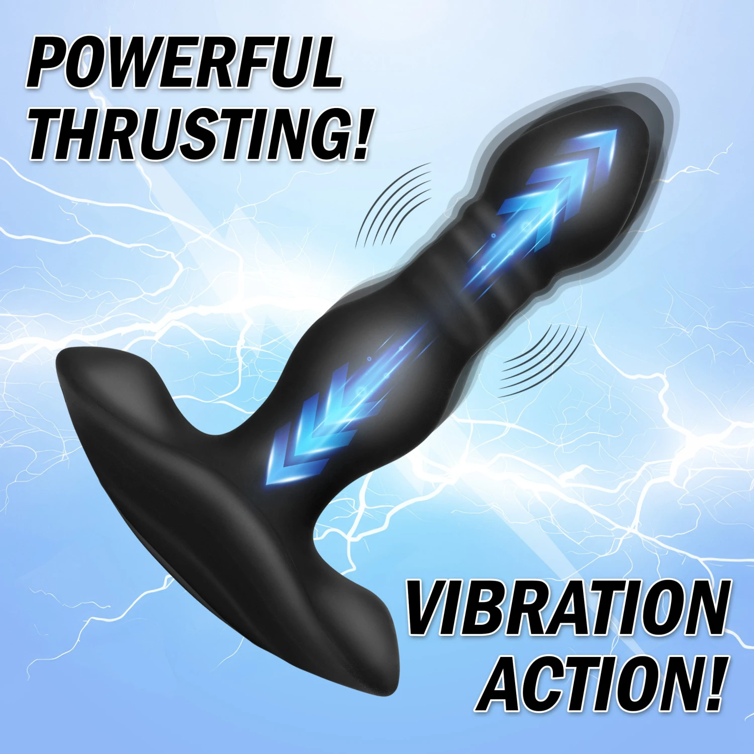 Vibrating And Thrusting Remote Control Silicone Anal Plug 4 Vibrating And Thrusting Remote Control Silicone Anal Plug - Image 4
