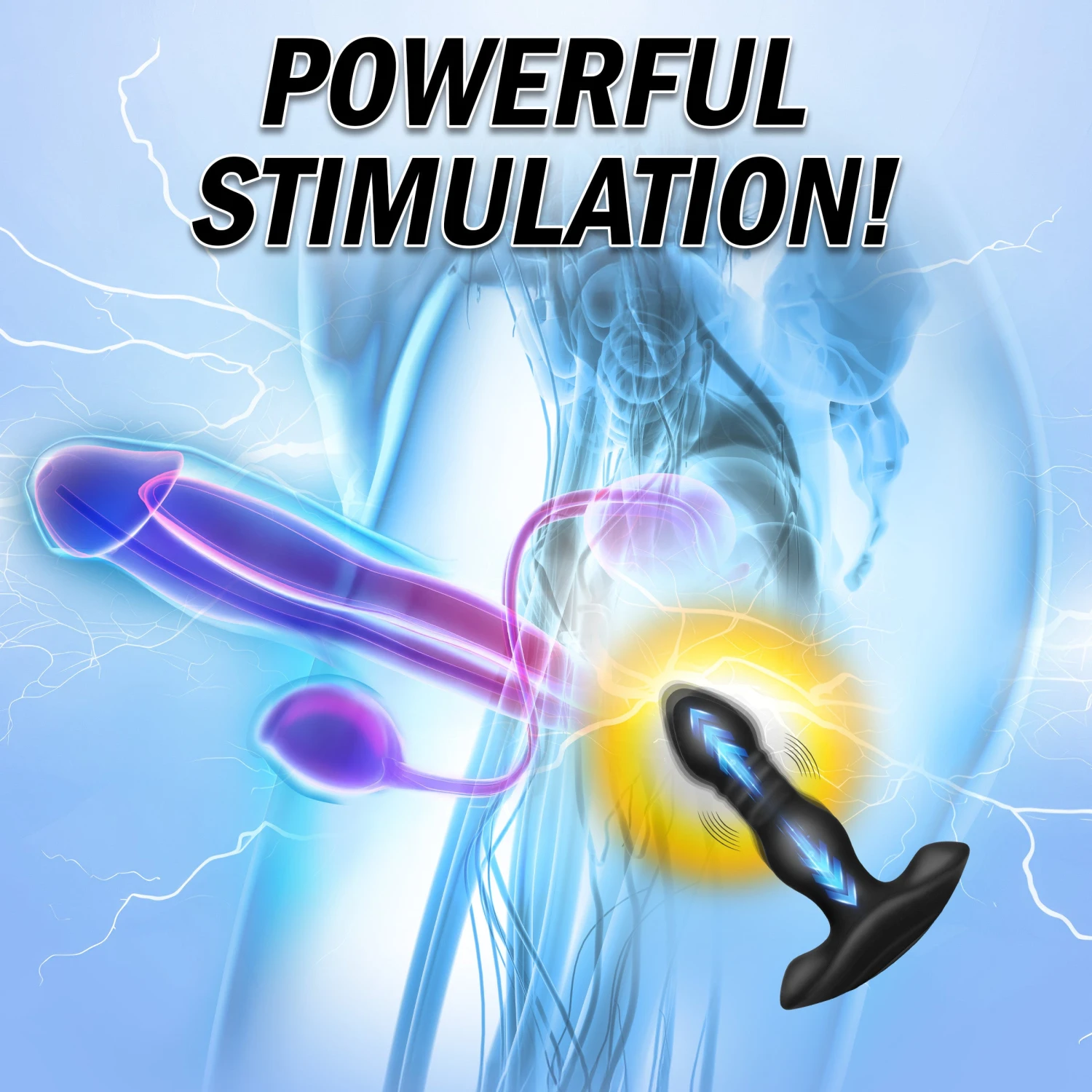 Vibrating And Thrusting Remote Control Silicone Anal Plug 2 Vibrating And Thrusting Remote Control Silicone Anal Plug - Image 2