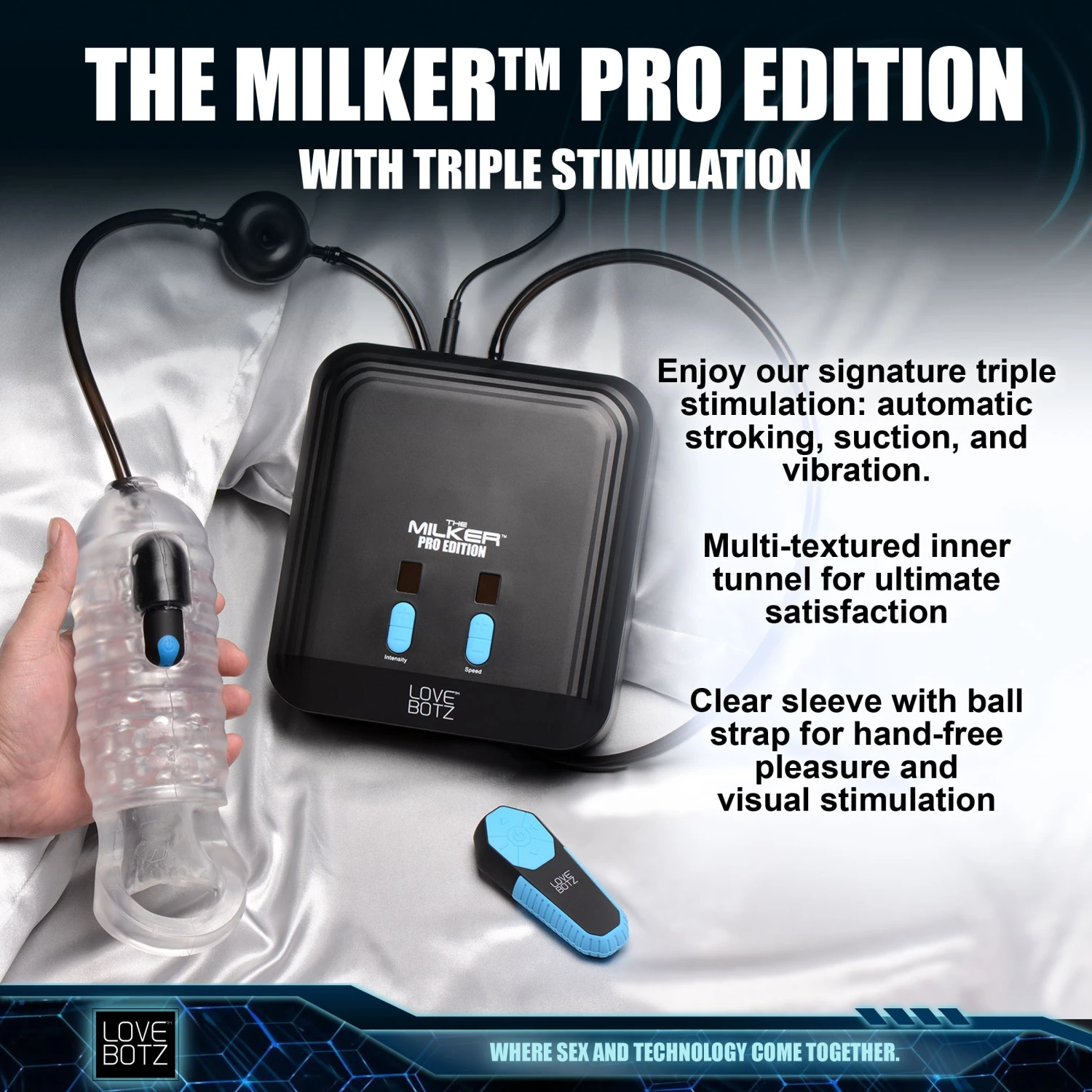 LoveBotz The Milker Pro Edition With Automatic Stroking, Suction And Vibration 3 LoveBotz The Milker Pro Edition With Automatic Stroking, Suction And Vibration - Image 3