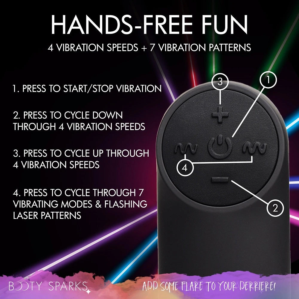 28X Laser Fuck Me Silicone Anal Plug With Remote Control 5 28X Laser Fuck Me Silicone Anal Plug With Remote Control - Image 5