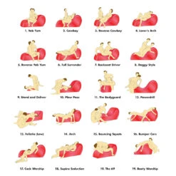 Master Series Black Detachable Kinky Couch Sex Chaise With Love Pillows -Boyz Shop AG830 Illustration Color 1000square