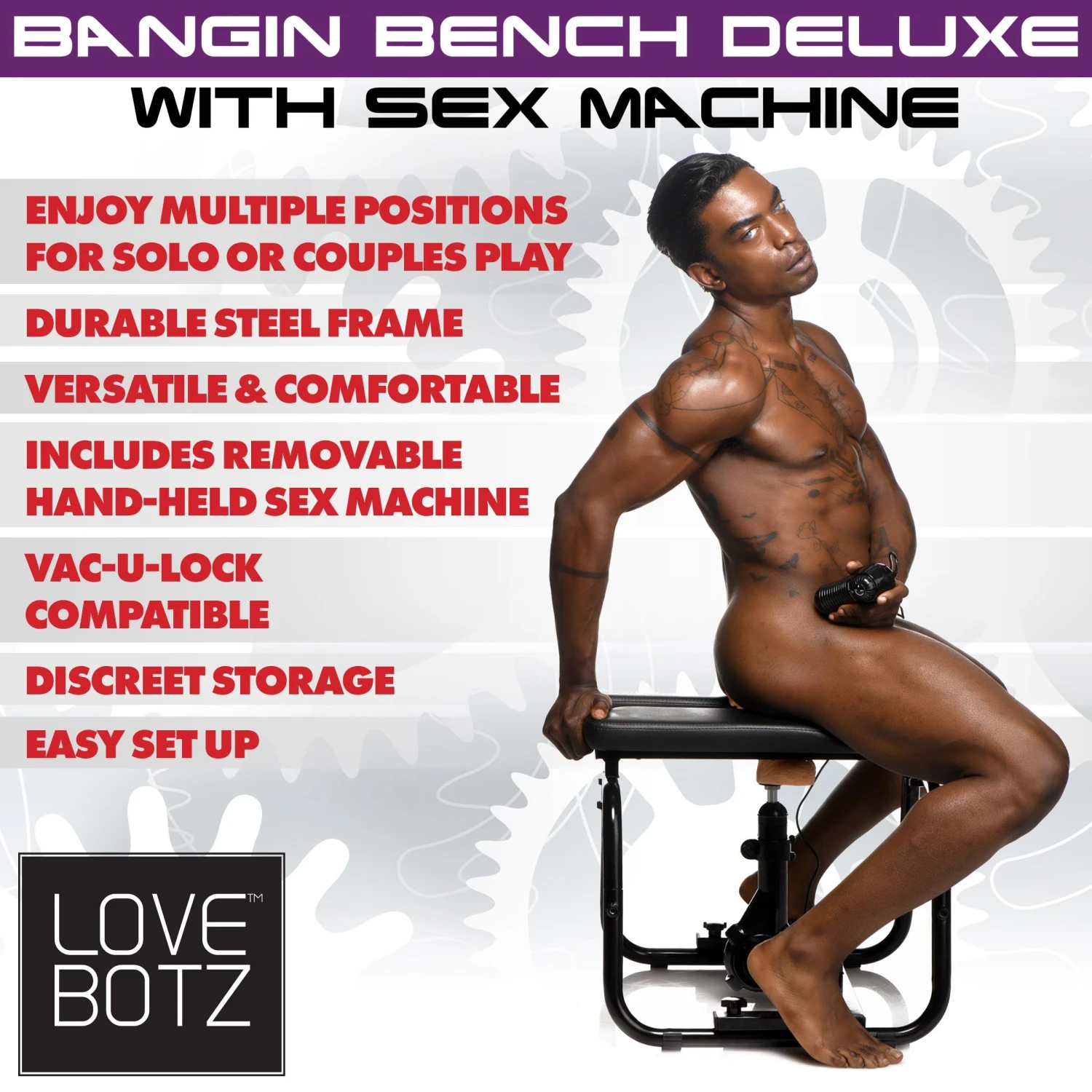 LoveBotz Deluxe Bangin Bench With Sex Machine 2 LoveBotz Deluxe Bangin Bench With Sex Machine - Image 2