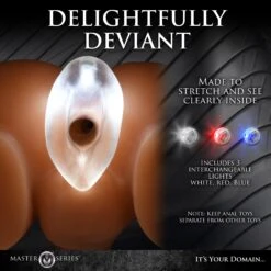 Master Series Light-Tunnel Light-Up Anal Dilator 10 Master Series Light-Tunnel Light-Up Anal Dilator -Boyz Shop AH087 BZ 05