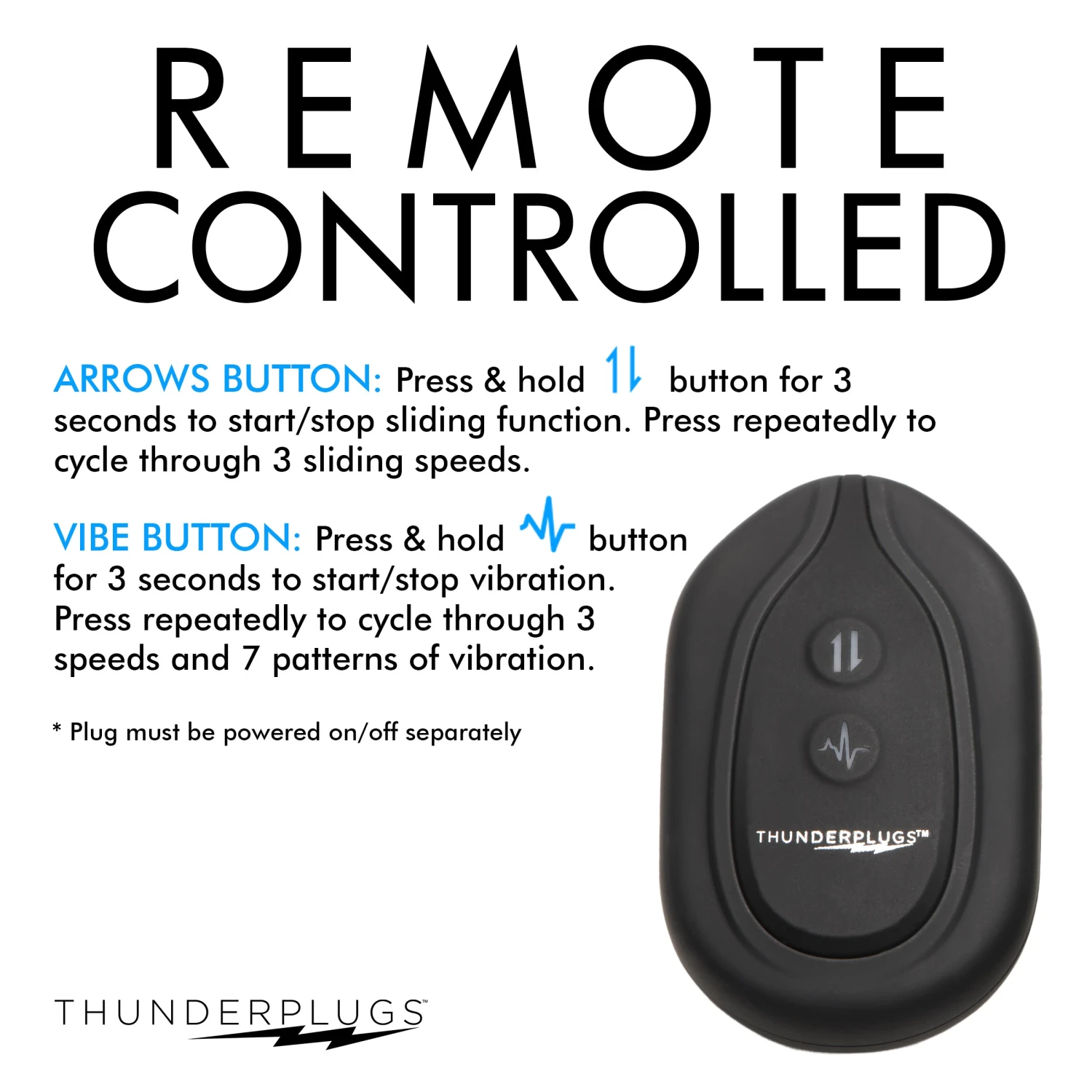 10X Sliding Ring Silicone Missile Plug With Remote 8 10X Sliding Ring Silicone Missile Plug With Remote - Image 8