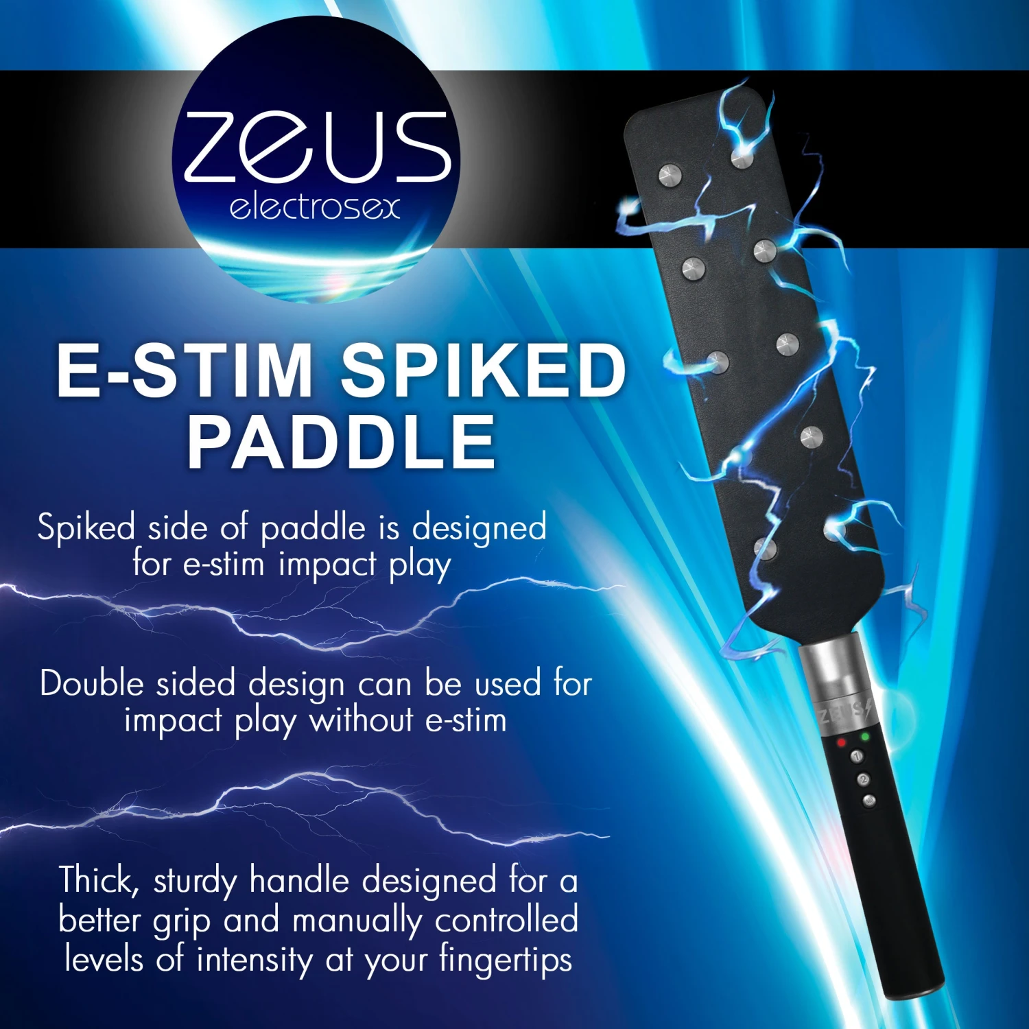 E-stim Spiked Paddle 2 E-stim Spiked Paddle - Image 2