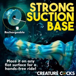 Sea Stallion Vibrating Silicone Dildo With Remote -Boyz Shop AH168 06