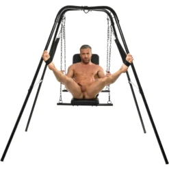 Master Series Throne Adjustable Sex Swing With Stand