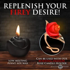 Master Series Fire Garden 3pc Rose Candle Set -Boyz Shop AH229 05