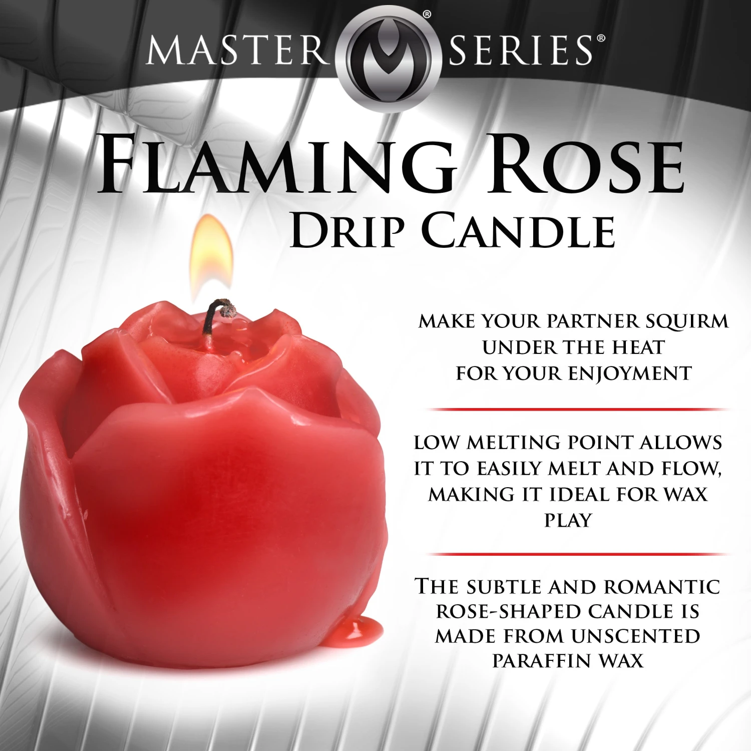 Master Series Flaming Rose Drip Candle 2 Master Series Flaming Rose Drip Candle - Image 2