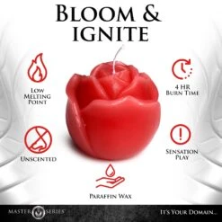 Master Series Flaming Rose Drip Candle 13 Master Series Flaming Rose Drip Candle -Boyz Shop AH234 04